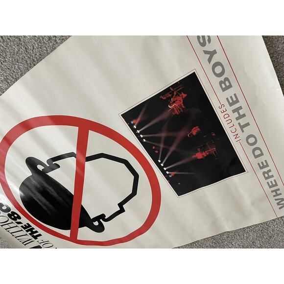 Rare 1980s Men Without Hats Folk Of The 80s Poster 23” X 35” Original Vintage - Picture 5 of 8